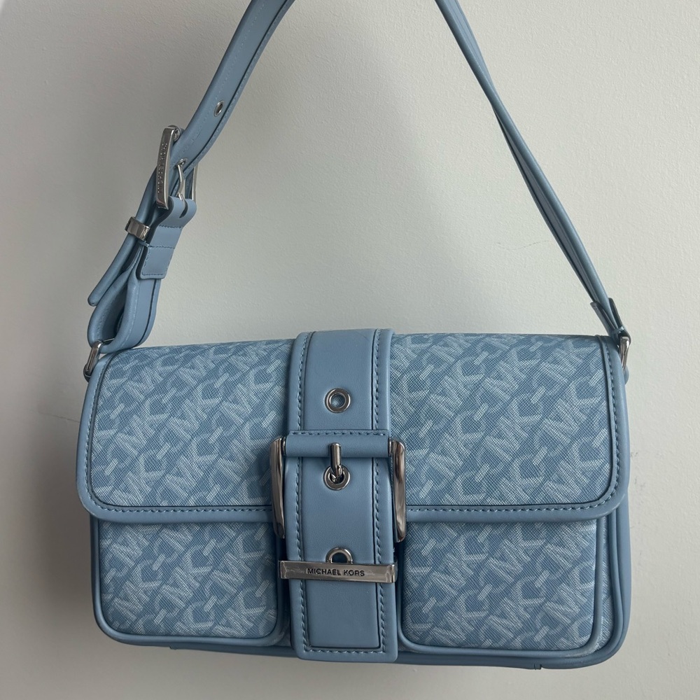 MICHAEL KORS Colby Medium Empire Signature Logo Shoulder Bag